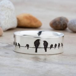 Birds on a Wire Ring