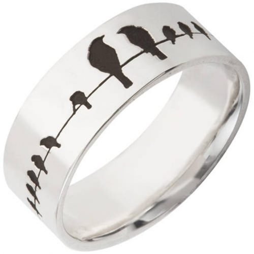 Birds on a Wire Ring 3