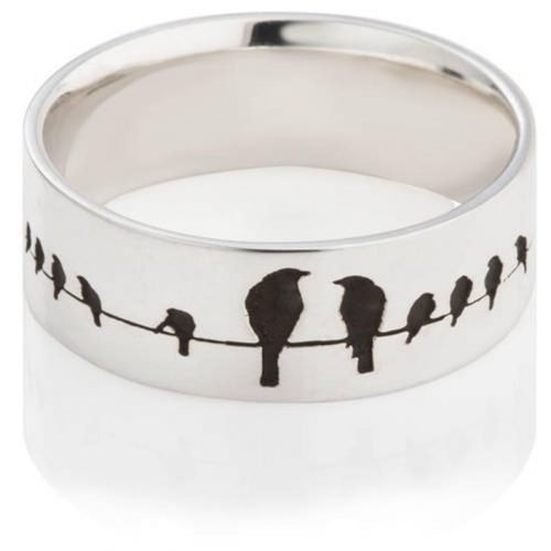Birds on a Wire Ring 4