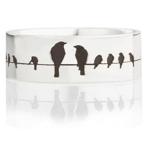 Birds on a Wire Ring 5