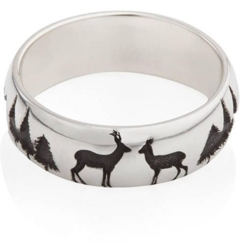 Deer Forest Silhouette Ring 4
