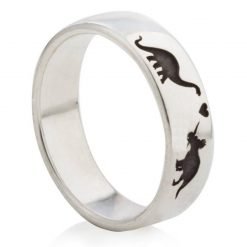 Dinosaur Ring with Triceratops and Diplodocus 2