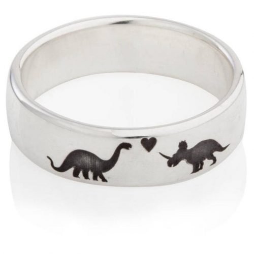 Dinosaur Ring with Triceratops and Diplodocus 4