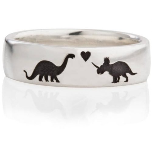 Dinosaur Ring with Triceratops and Diplodocus 5