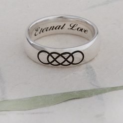 Double Infinity Designed Ring
