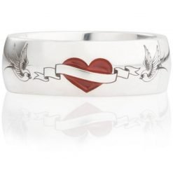 Heart Bird Ring Silver 5