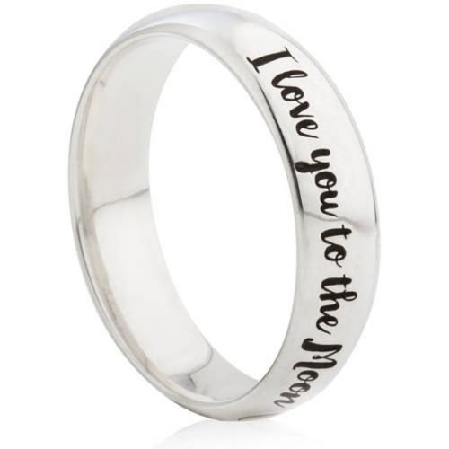 I Love You To Moon Back Ring 2