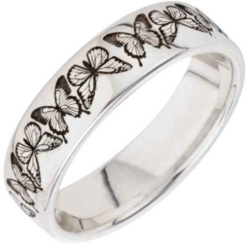 Sterling Silver Butterfly Ring 3