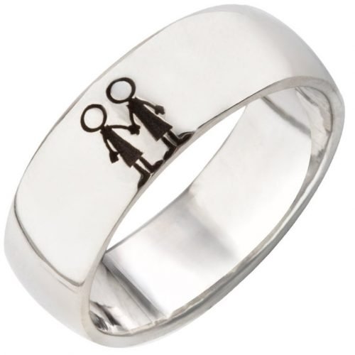 Sterling Silver Commitment Ring 3